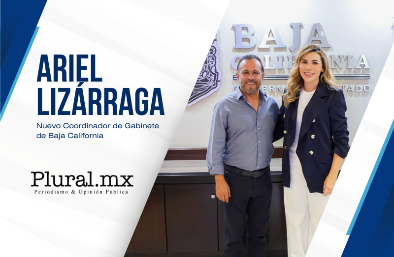 Nombra Marina del Pilar a Ariel Lizárraga como nuevo Coordinador de Gabinete de Baja California